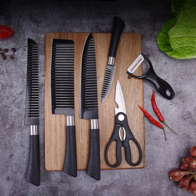 Super Kit de Facas e Descascador Precinho Variedades